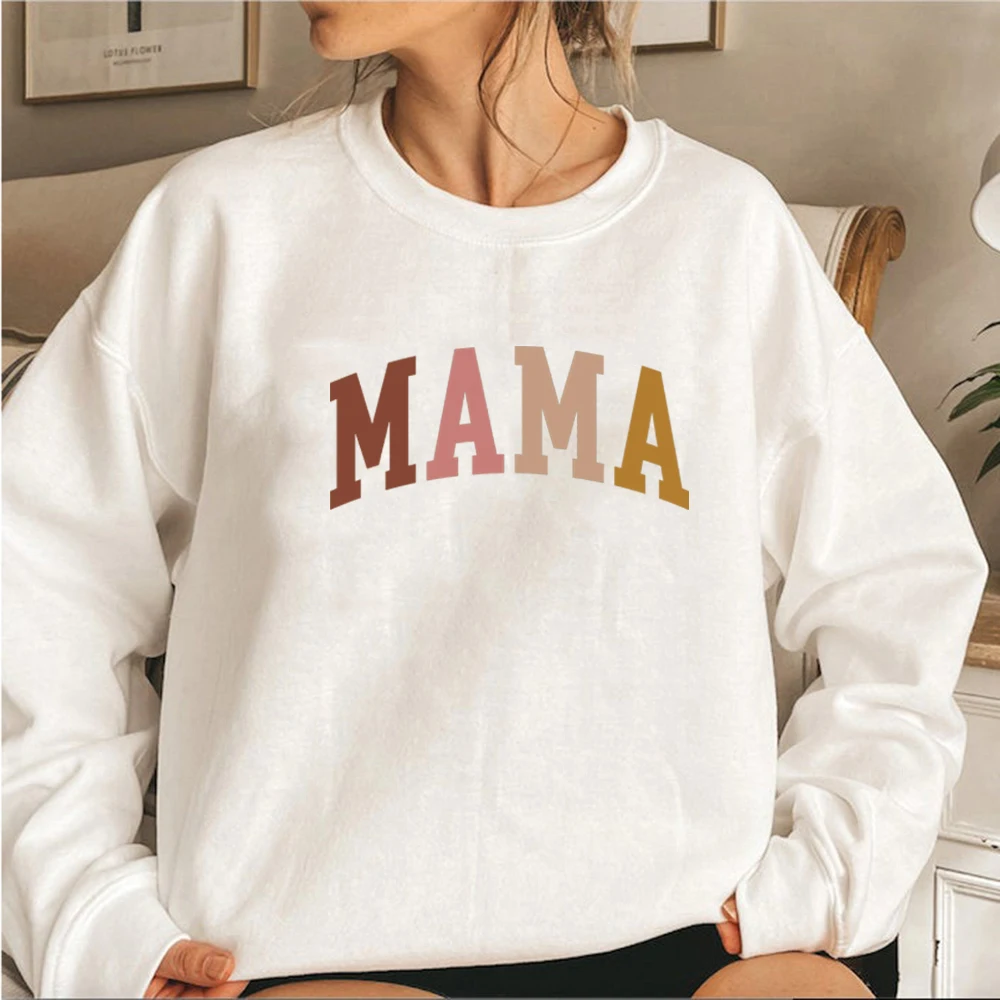 

Mama Sweatshirt Mother's Day Gift Grandma Sweatshirts Gift for Mother Mom Hoodie Mama Crewneck Pullovers New Mom Clothes