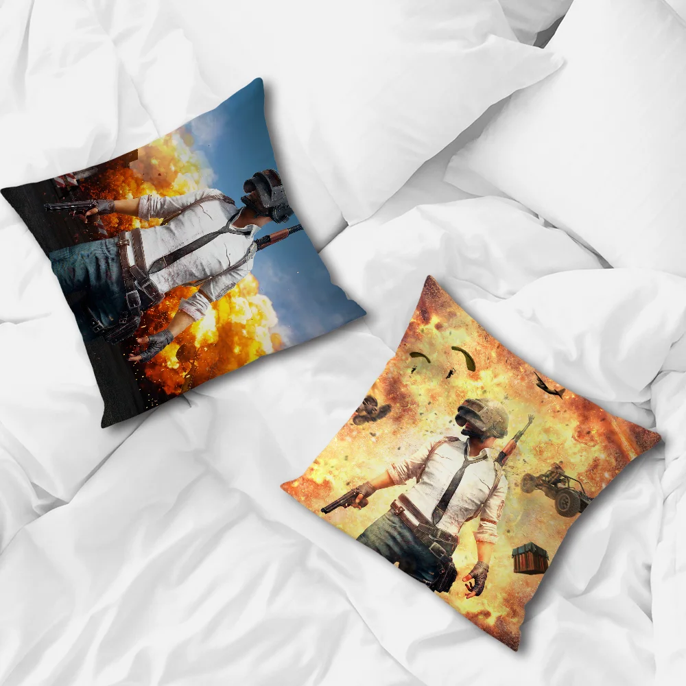 Game P-Playerunknown's B-Battlegrounds Comfortable Decorative Cushion Cover Suitable for Home Living Room Sofa Room Decoration