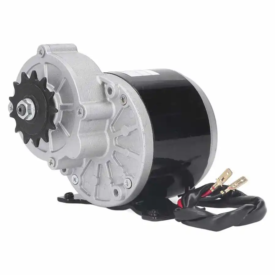 24V 36V 500W Electric Motor 13 Tooth Deceleration DC Brush Motor Scooter 600/2800 RPM Geared Motor Brushed Speed Reduction Motor