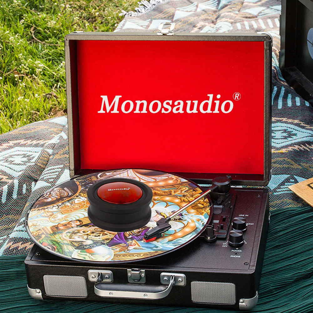 Monosaudio RT290 Schallplattengewichtsstabilisator LP Disc Plattenspieler Vinylklemme HiFi Premium Audiophile Grade – Detail 2