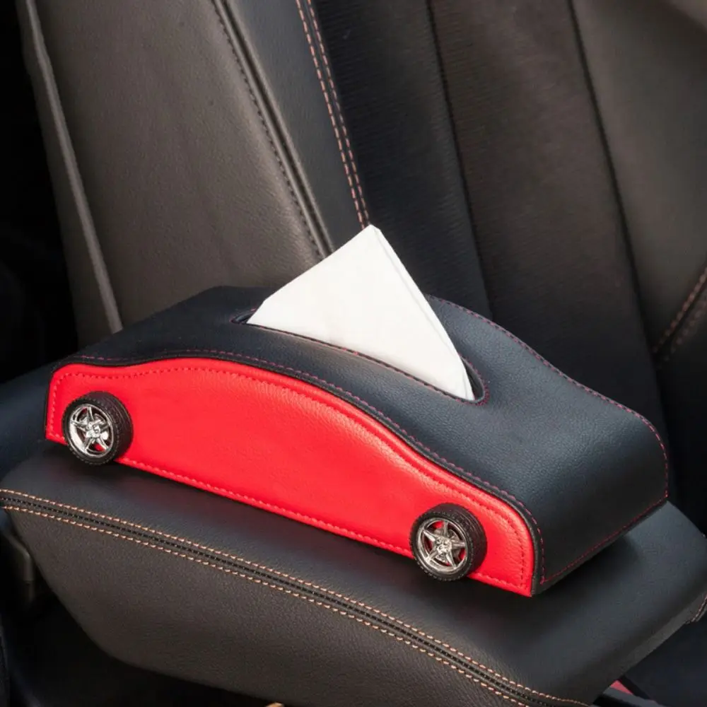 

Car Shape Tissue Box Living Room Tissue Cover Decorative Heat-resistant Tissue Dispenser For Bathroom Anti-Moisture Interior