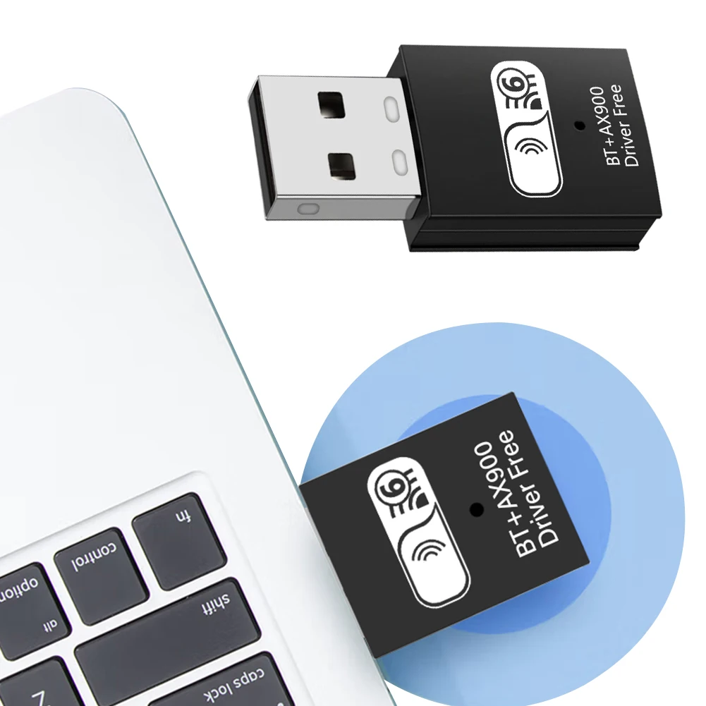 

BT5.4 Wireless Network Card Dual Band 2.4G & 5G WiFi 6 LAN Card 900Mbps Signal Reception Dongle for PC Desktop Laptop