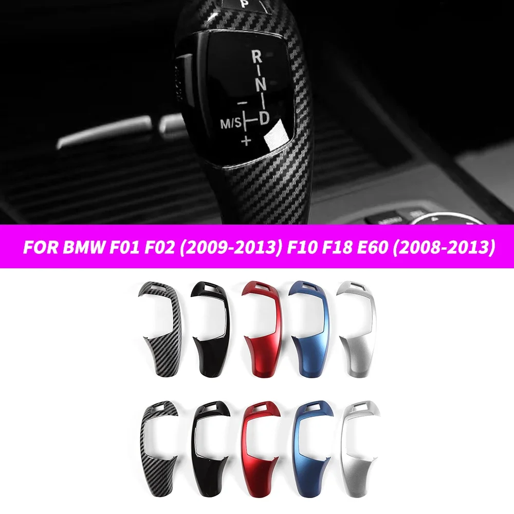 

Gear Shift Knob Cover For BMW F01 F02 E60 F10 F18 2008-2013 ABS Gear Shift Knob Stick Car Accessories