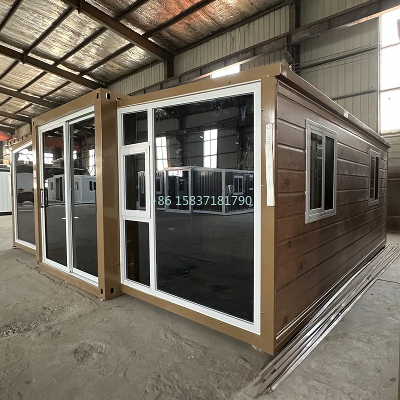 Prefabricated Tiny Home 20Ft 40Ft Expandable Container House Shipping Prefab Tiny House 3 4 5 Bedroom Easily Assembled Container