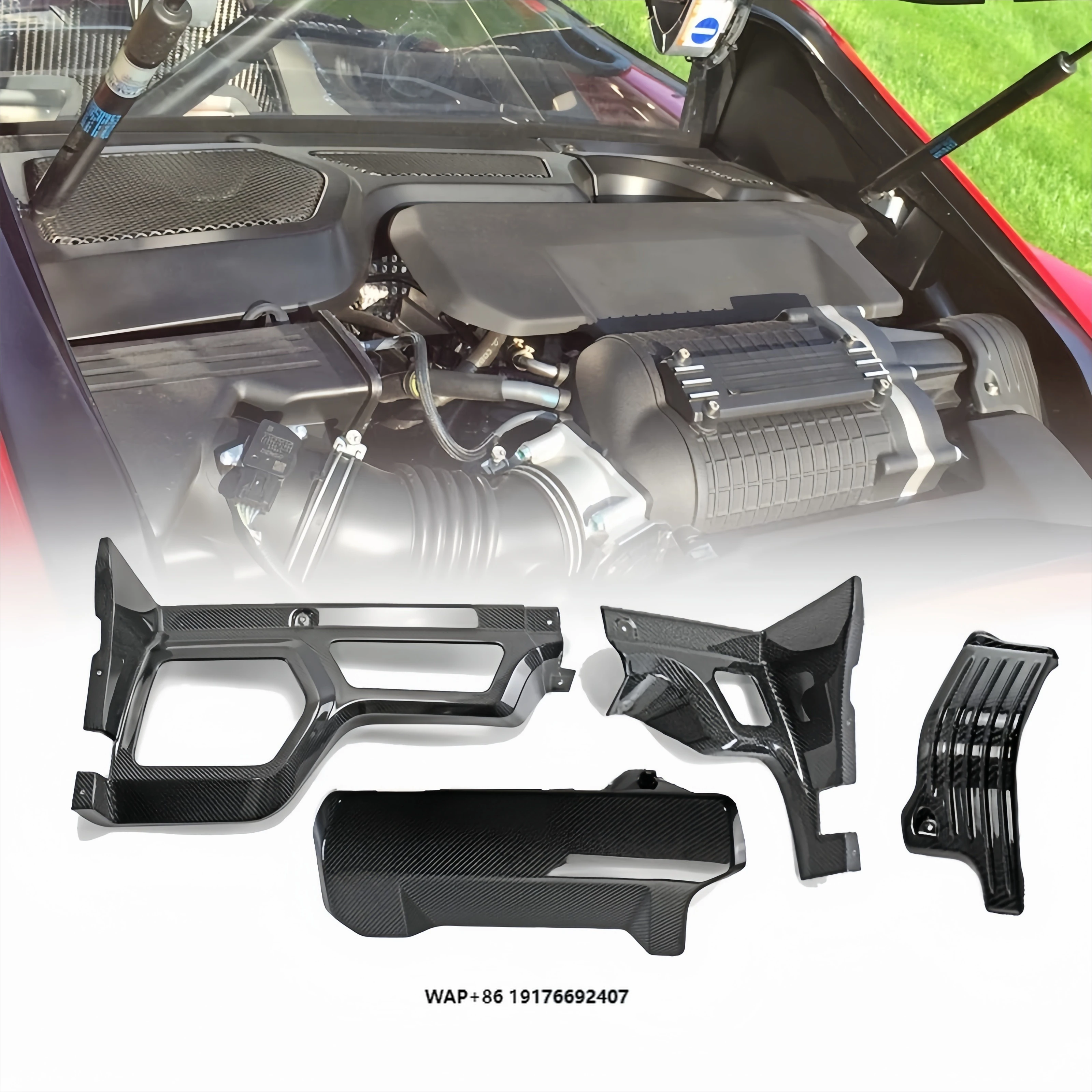 Applicable Lotus Exige S3 Carbon Fibre Modified Parts Engine Hood Engine Hood