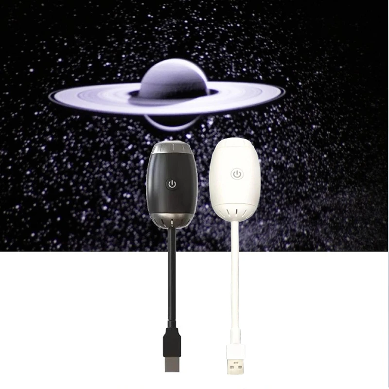 Luz LED Proyector de Atmósfera para Auto, Lámpara Ambiental de Cielo Estrellado, Luz Romántica de Saturno para Dormitorio, Decoración Interior de Techo de Auto