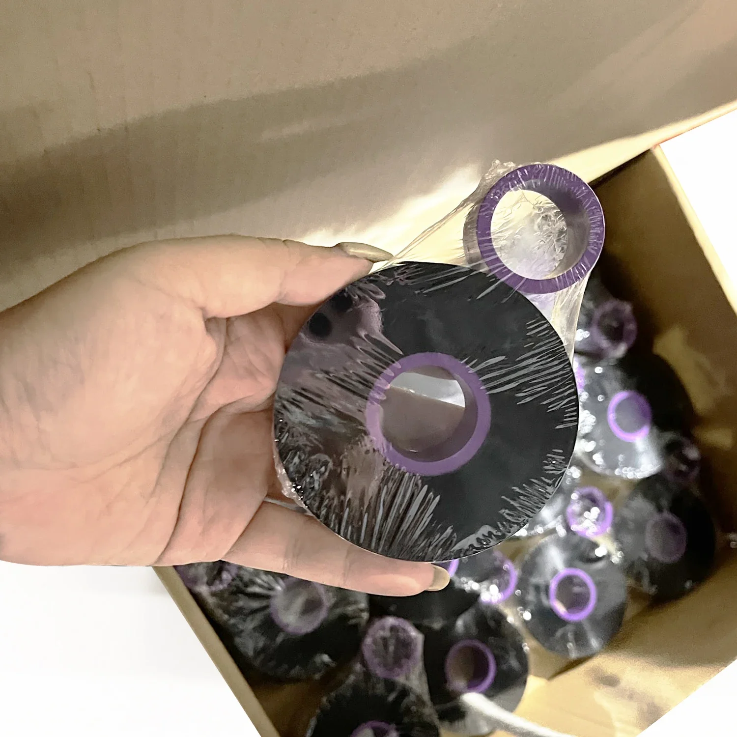 TTO Thermal Ribbon AT803 Thermal Transfer Overprinter Ribbon For Videojet Markem Imaje Ribbon 55 700