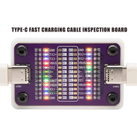 A72P POWER-Z Dual Type-C Fast Charging Cable Inspection Board for Smartphone Cable Testing and Line Sequence Testing