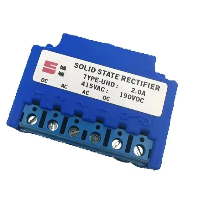

SOLID STATE RECTIFIER TYPE-UHD 2.0A 415VAC 190VDC 2026 Years For As Picture