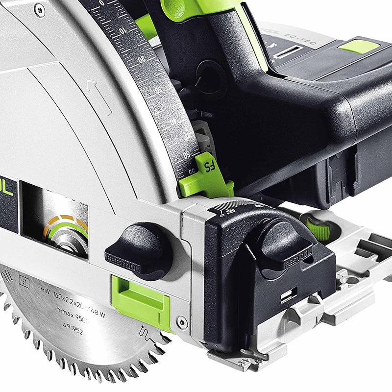 FESTOOL TSC 55 KEB Cordless Track Saw Rechargeable Electric Circular Saw Woodworking Dust-Free Track Cutting Chainsaw Tool