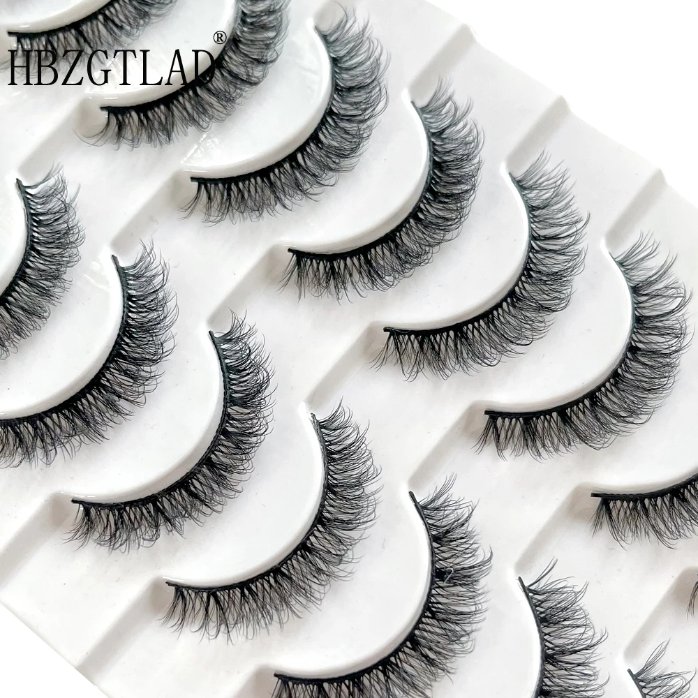 2022 New 10 Pairs Natural False Eyelashes Fake Lashes Long Makeup 3d Mink Lashes Extension Eyelash Mink Eyelashes for Beauty