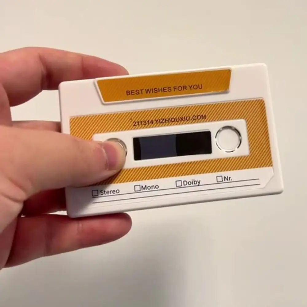 Tarjeta de voz con cinta, tablero grabador de música por voz, hecho a sí mismo, tablero grabador de música grabable, tarjeta de voz de grabación de 5 minutos