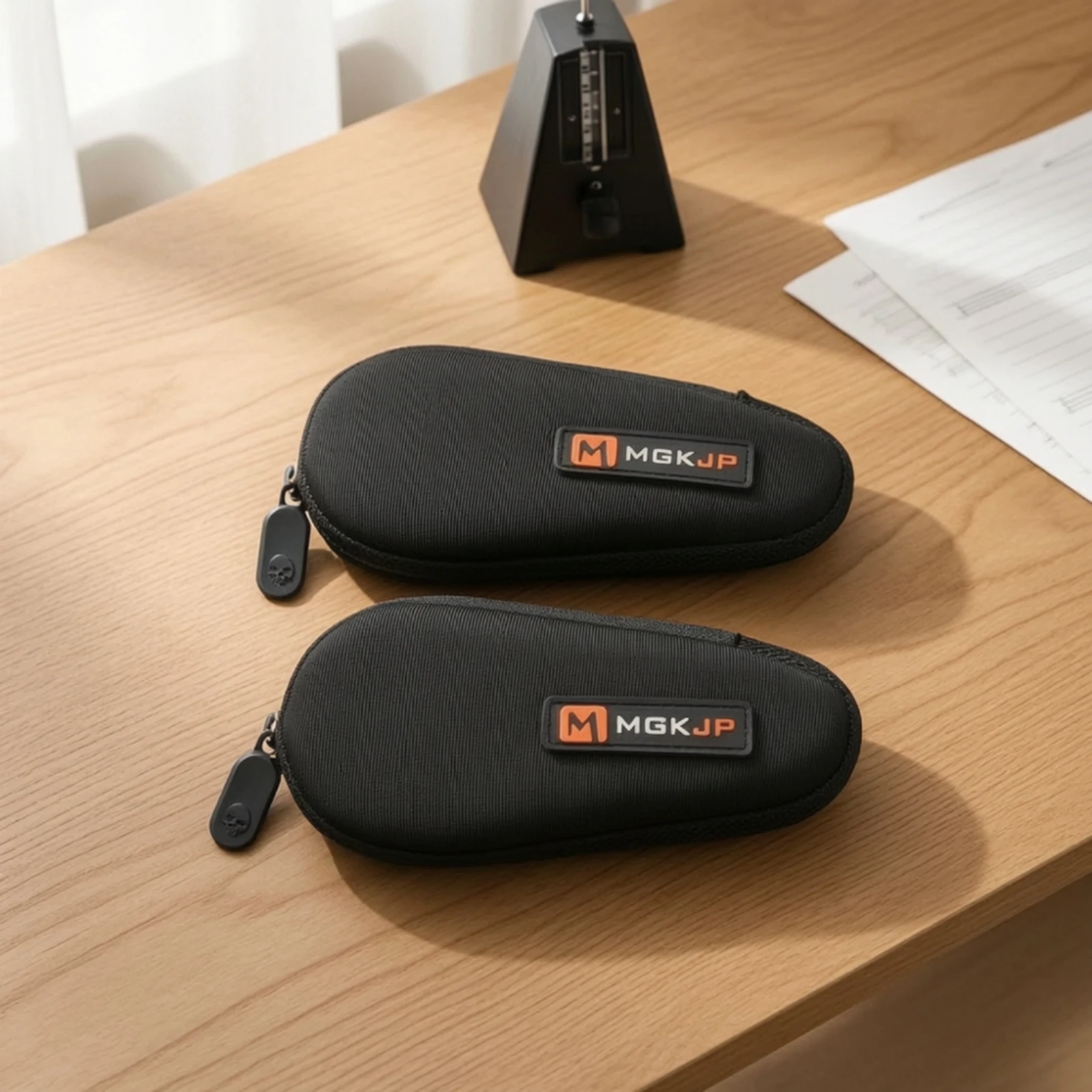 2 Pieces Clarinet Mouthpiece Pouch Compact Saxophone Mouthpiece Pouch Double-Layer Soft for Clarinetists, Gig Bag, Travel