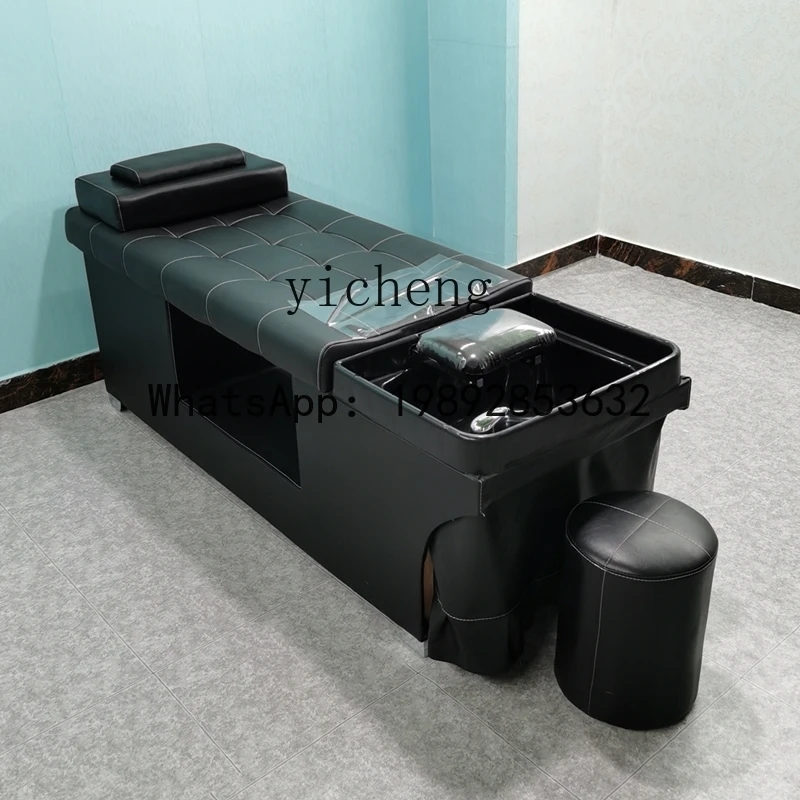 H2  barber shop special new full lie flat beauty massage head treatment bed