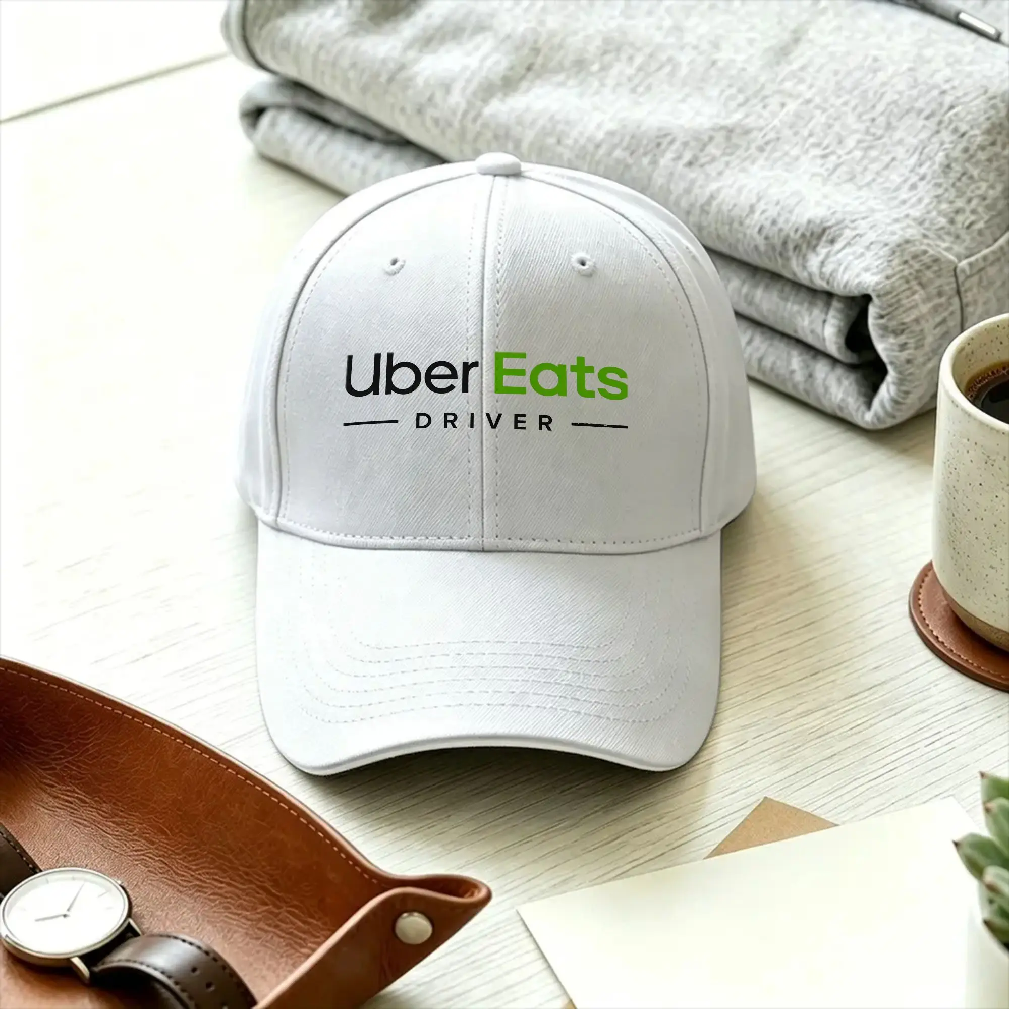 Uber Eats Driver Sun Baseball Cap Spring Couple Women  Custom DIY Trucker Hat Breathable Classic Hiking Fishing Baseball Caps