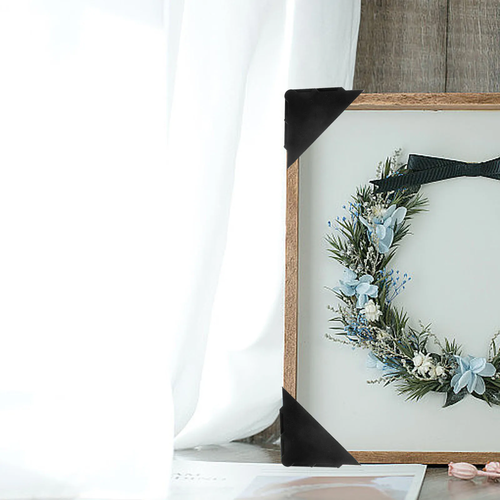 50 قطعة من واقيات الزوايا البلاستيكية لإطارات الصور وواقي الحواف المضادة للتصادمات والأجهزة العملية المدمجة #1