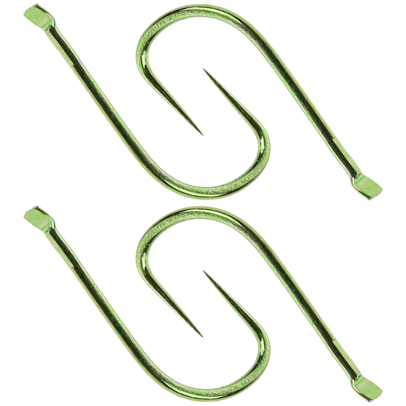 

50pcs handled Fishing Hooks Stainless Steel Reusable Pond Tackle Portable Replacement Fish Hook Strong Sturdy Carp