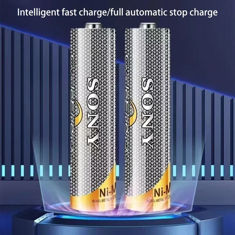 Sony-batería recargable de gran capacidad, pila de 1,2 V, AA, AAA, 4600mAh, puede reemplazar a la batería de 1,5 V