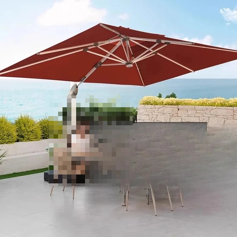 

Outdoor umbrella Garden parasol Roman umbrella Solar light strip Outdoor balcony Sun umbrella