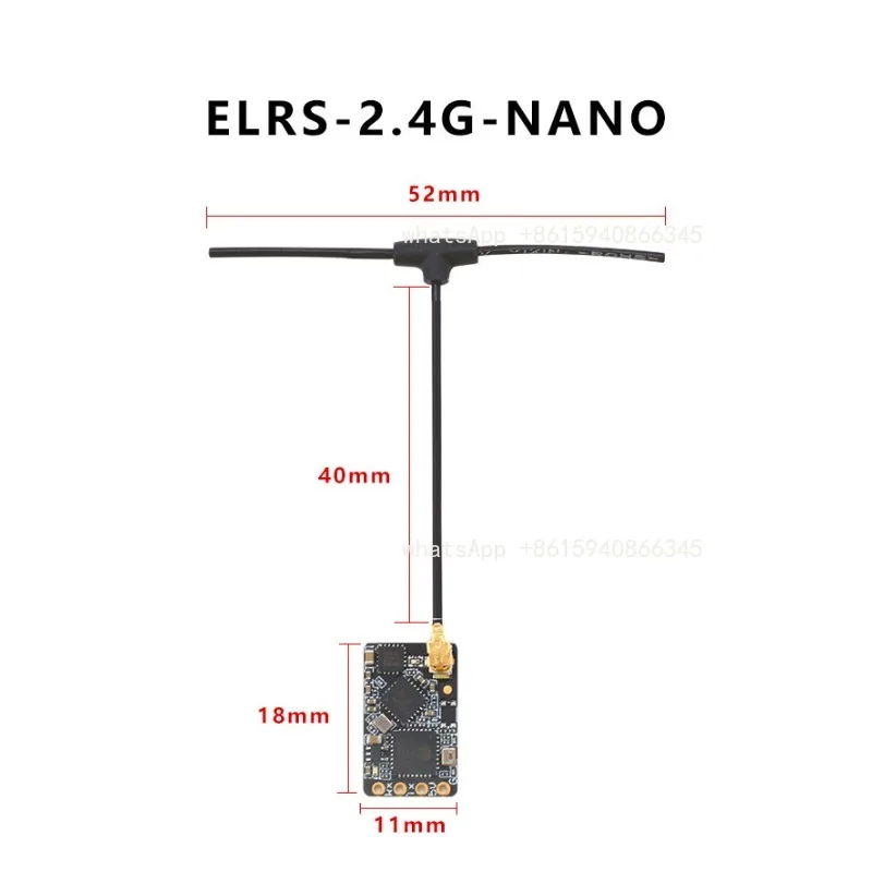 

BAYCK shell ELRS receiver 2.4G 915M crossing machine FPV suitable for TPRO TX16S and other remote controls