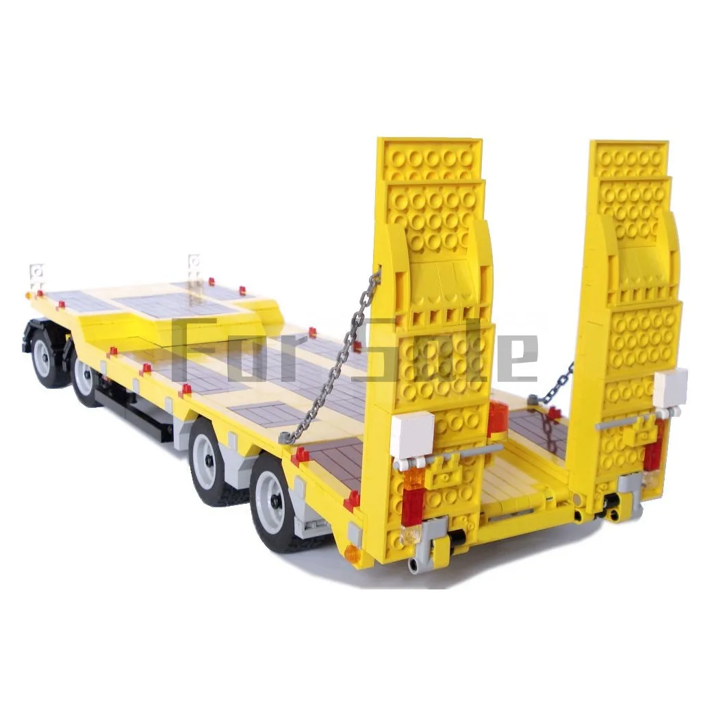 Moc-2931 Tractor Trailer Fits Truck Model With PDF Drawings Building Blocks Bricks DIY Toys Birthday Christmas Gifts