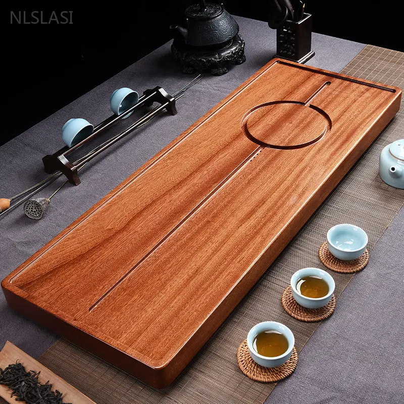 

Solid Wood Large Size Tea Tray Household Tea Table Trays Decorative Chinese Tea Ceremony Accessories Top Grade Teaware Supplies