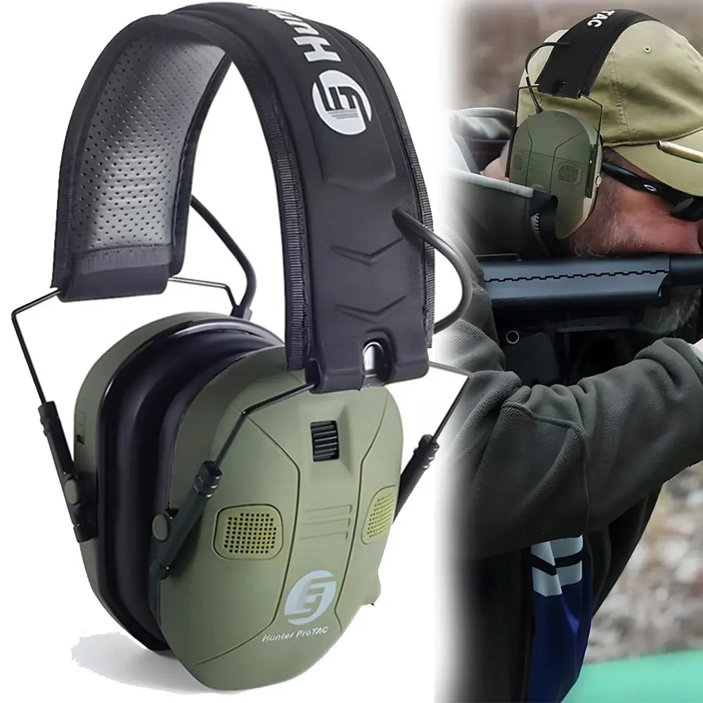 Tactical Electronic Shooting Earmuff Anti-noise Headphone Sound Amplification Hearing Protection Headset Foldable Hot Sale