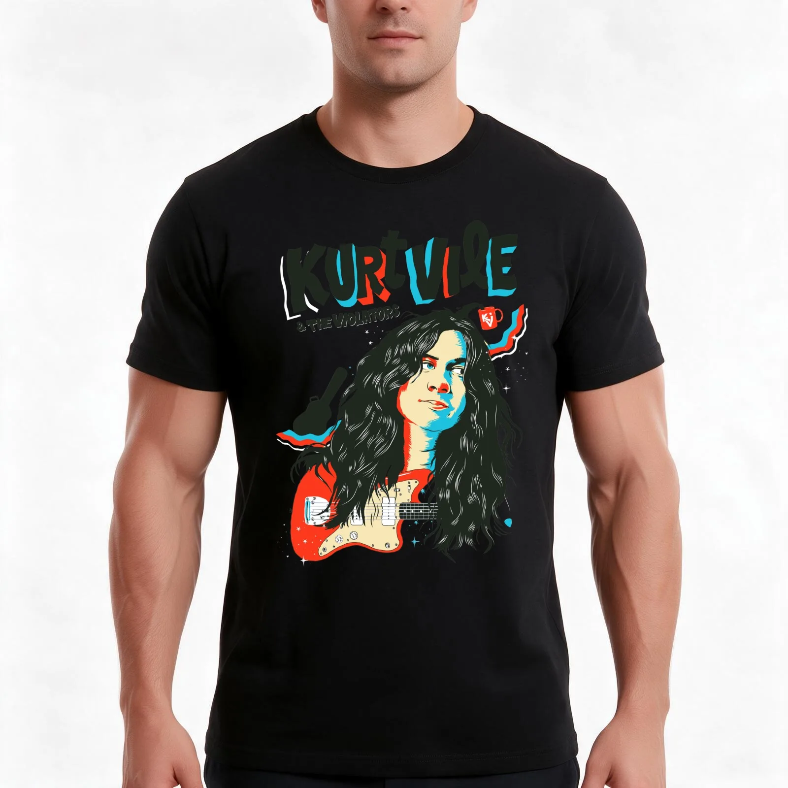 Kurt Vile and the Violators T-Shirt Summer Casual Cotton Tee Oversized Streetwear Tops Vintage Graphic Print 100% Cotton