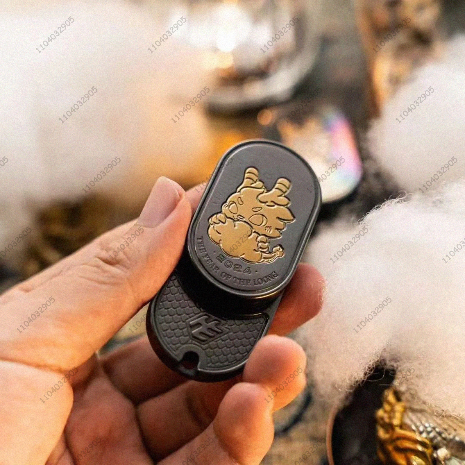 Metalowy mechaniczny slider EDC, karta do wyciskania, rotator z cyrkonią, spinner, gadżet antystresowy, prezent przeciw stresowi i lękowi