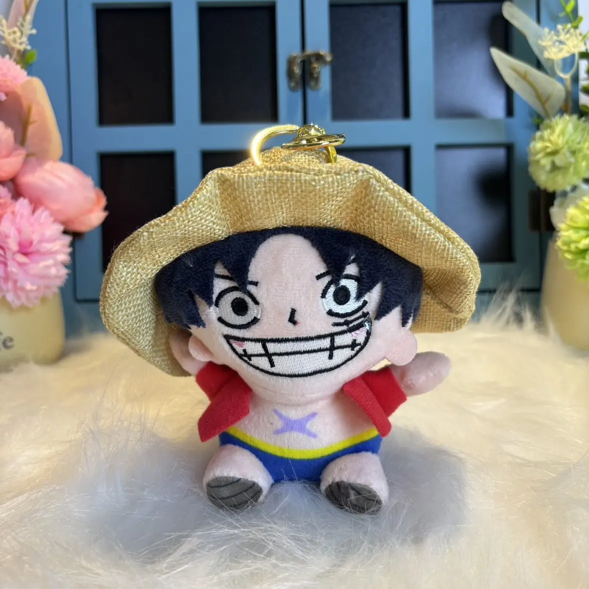 NEW One Piece Anime Figure Zoro Luffy Chopper Plush Toys Cute Cartoon Plushie Stuffed Dolls Pendant Kids Xmas Gifts