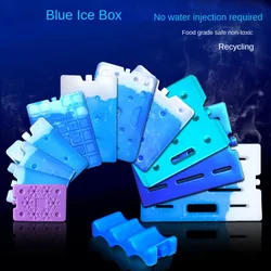 Blue Ice Box Without Water Filling Ice Bag for Lunch Box Freezer Ice Bag Ultra-thin and Long-lasting Ice Bag Chilled Beer Wine
