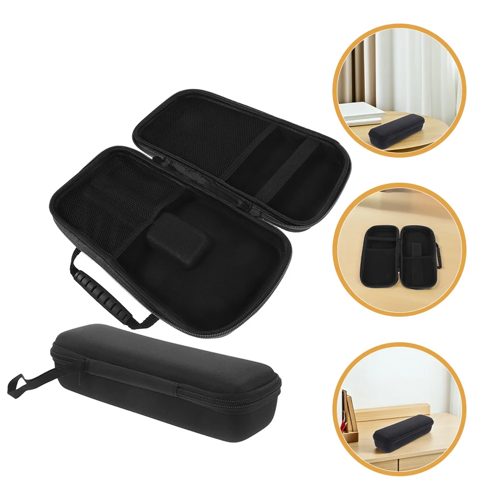 

2Pcs Durable Microphone Storage Bags Shockproof Eva Carrying Case Zipper Closure for Handheld Microphone Protection