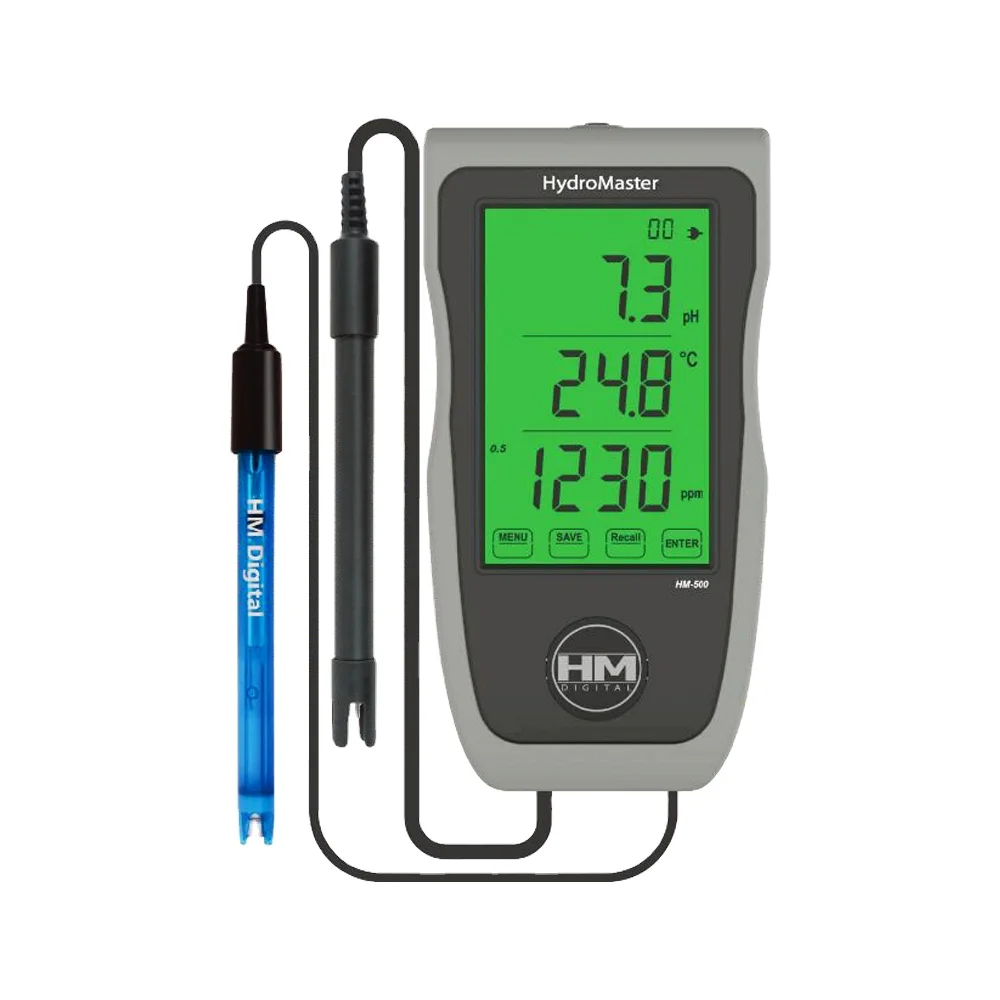 

HM500 High Quality Water Quality Tester EC PH TDS TEMP LCD Display Acidity Meter Manual Acidity Tester Online PH Tesrer