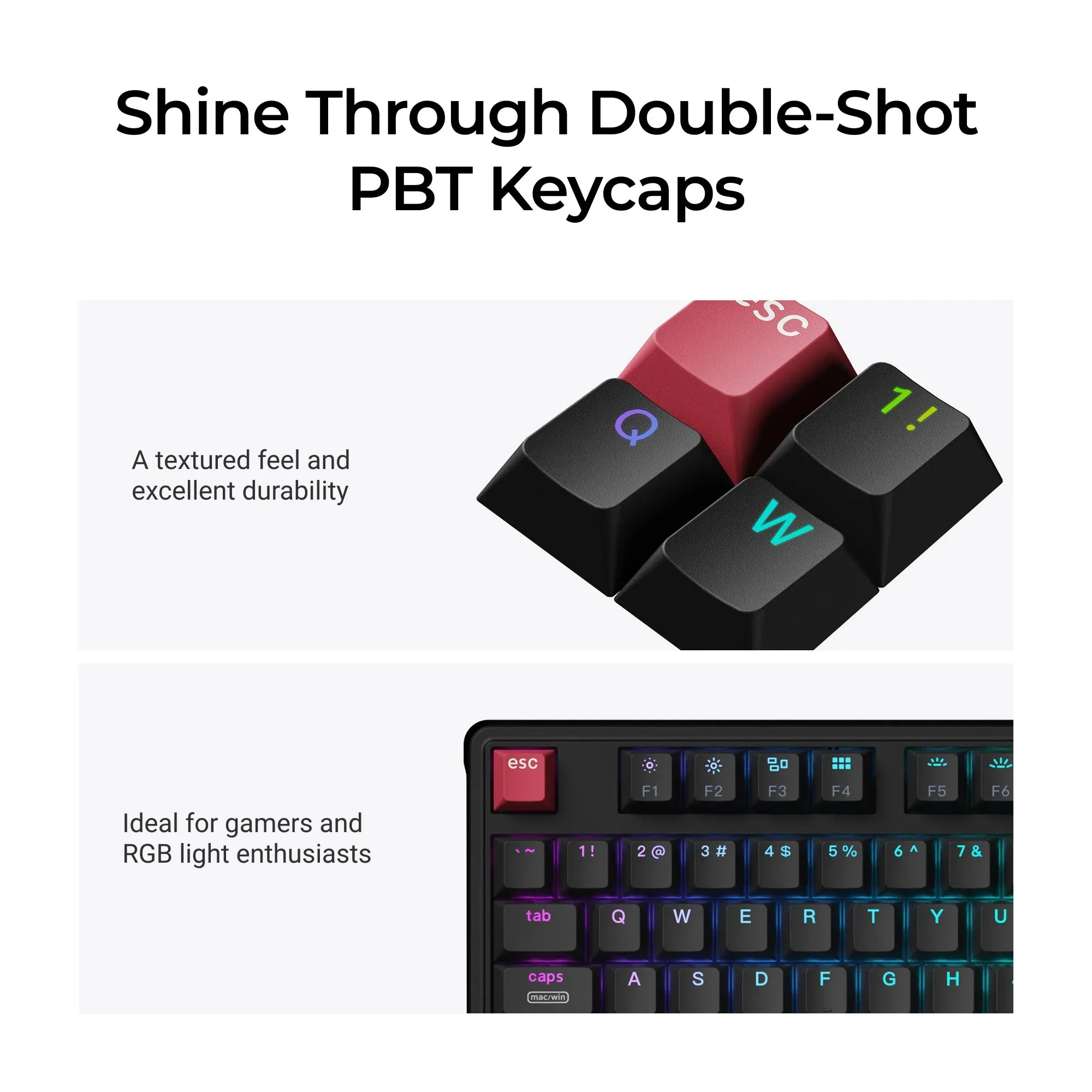 Keychron C3 Pro 8K QMK Wired Custom Mechanical Keyboard Cherry 