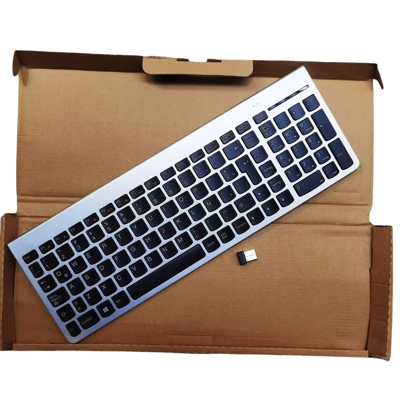 Latin South America layout silver wireless keyboard for lenovo SK-8861