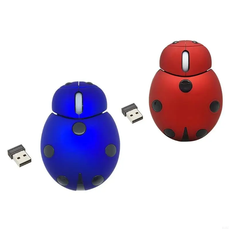 Cartoon Mouse Cordless Mouse with 3 Buttons for Desktop Laptop Accessories