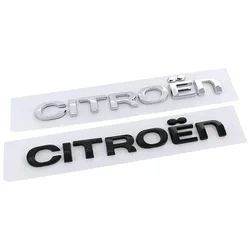 ABS Car Rear Trunk Badge Decal for Citroen C4 C3 C5 C1 DS3 DS5 DS4 Jumper Berlingo Nemo Sticker Auto Modification Accessories