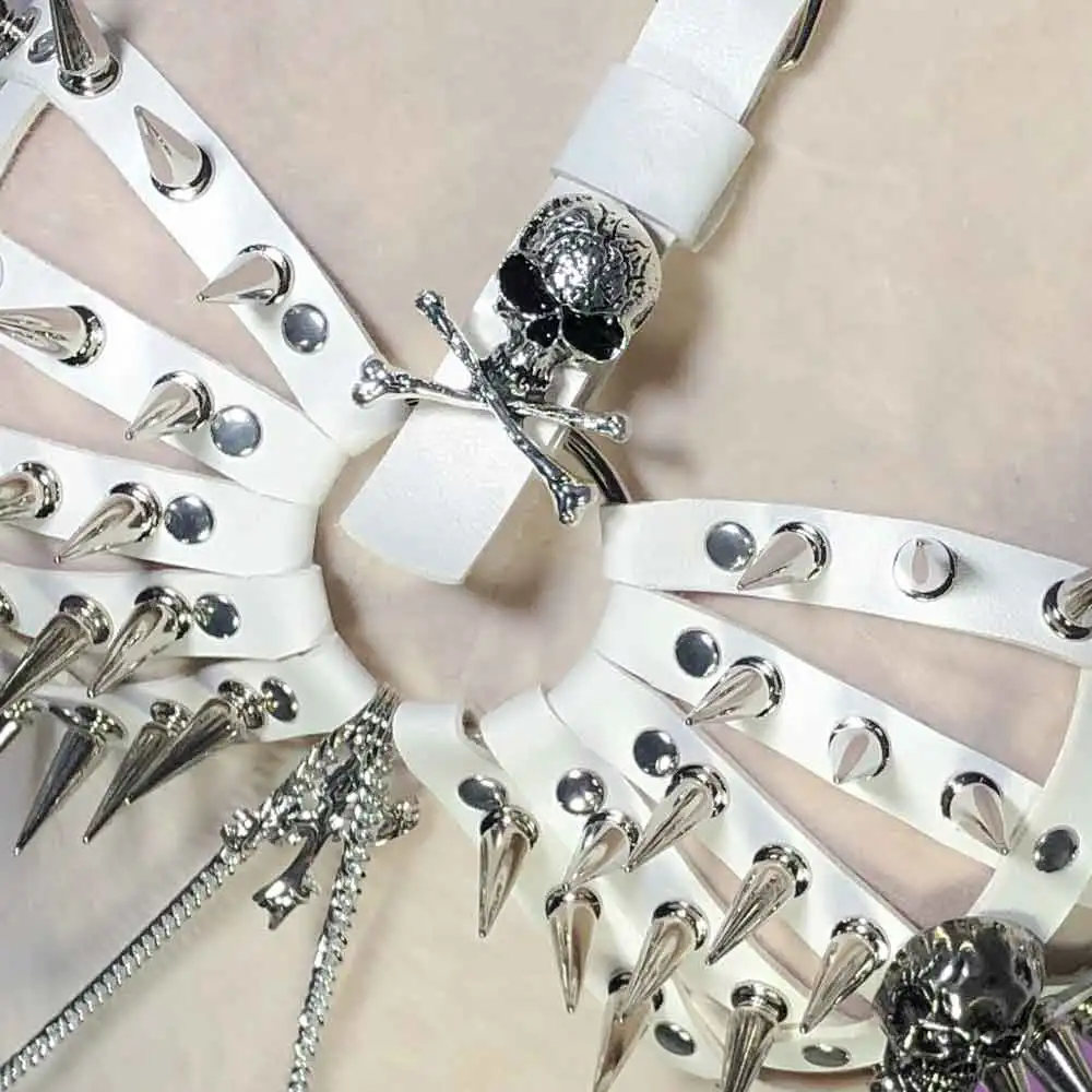 

Готические топы, фестивальные бюстгальтеры, эмо-одежда, панк-рок одежда, футболка Y2K с шипами, женская готическая майка с шипами в стиле гранж, бохо, ALT