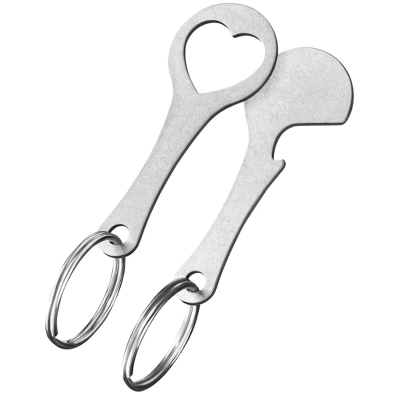 2 Pieces Of Stainless Steel Shopping Trolley Remover-Shopping Trolley Token As A Key Ring-Can Be Detached Directly