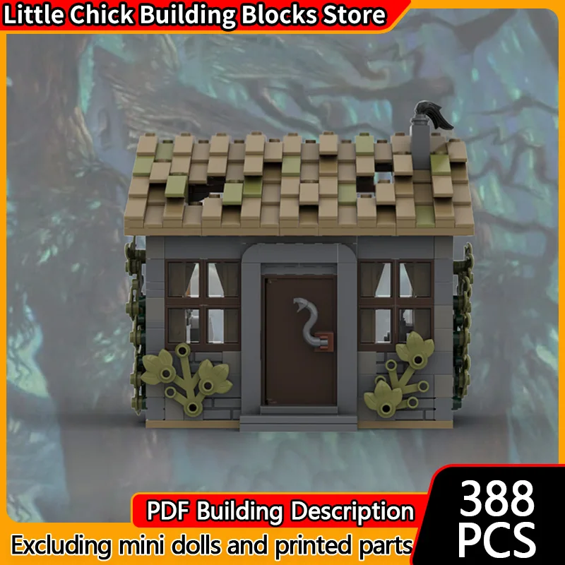 

Magical Movie Model MOC Building Bricks Shabby Shack Scene Modular Technology Gifts Holiday Assemble Children Toys Suit