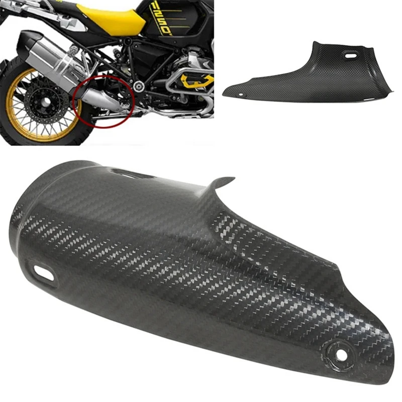 

Motorcycle Exhaust Muffler Pipe Heat Shield Cover Guard Anti-Scalding Cover for BMW R1200GS 2013-2018 R1250GS 2019-2023