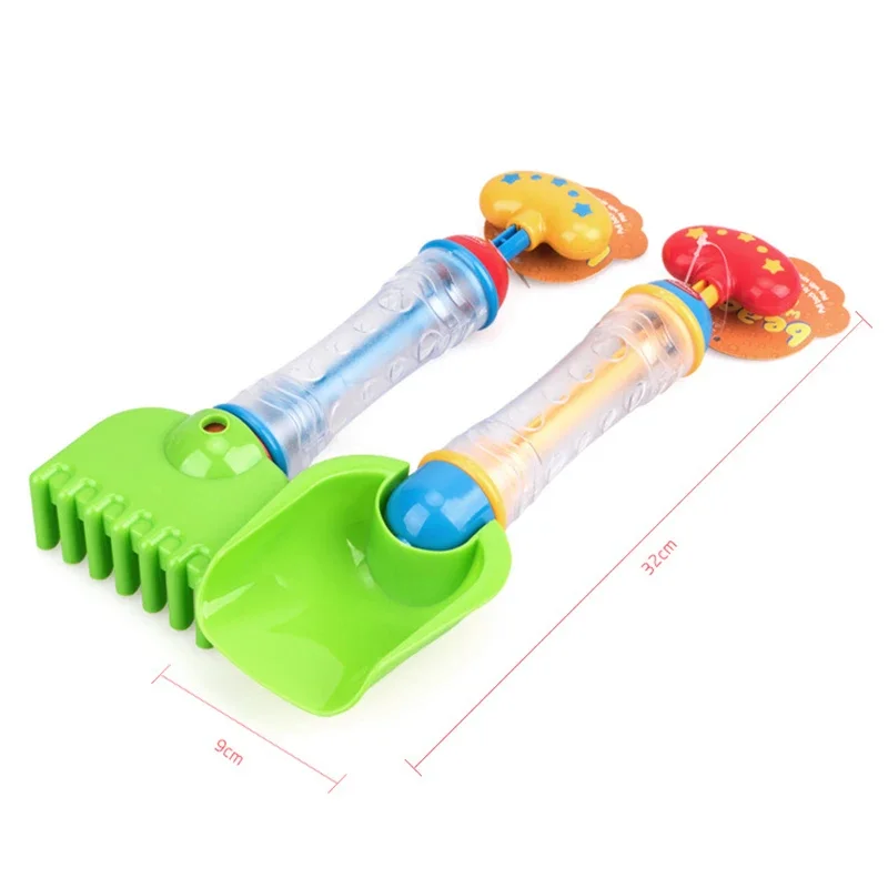 Mini Children Water Gun Bath Toy Plastic Baby Bathroom Toy Summer Beach Shovel Rake Kid Playing Toy Water Spray Gun Kids Gift