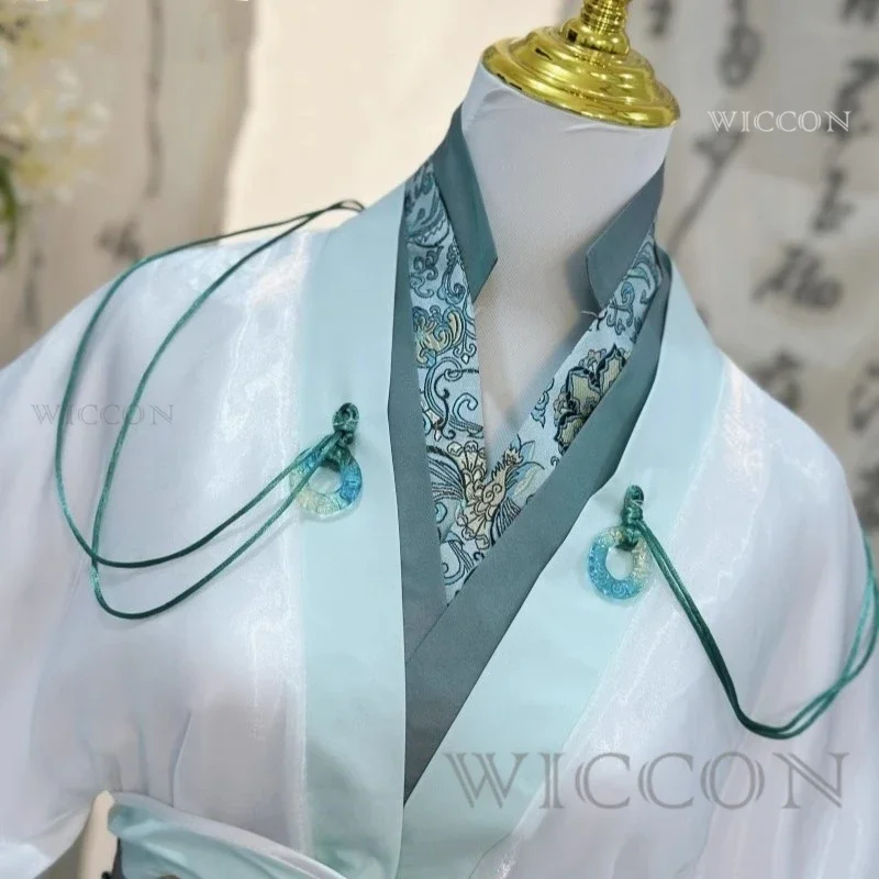 Tian Guan Ci Fu Anime Heaven Official's Blessing Cosplay Costume Clothes Wig Shoes Fan Uniform Cosplay Shi Qingxuan Hanfu Set