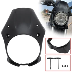 Motorcycle Matte Black Front Headlight Fairing Cover ABS Plastic For Yamaha XVS 950 SPEC BOLT 950 2013-2022
