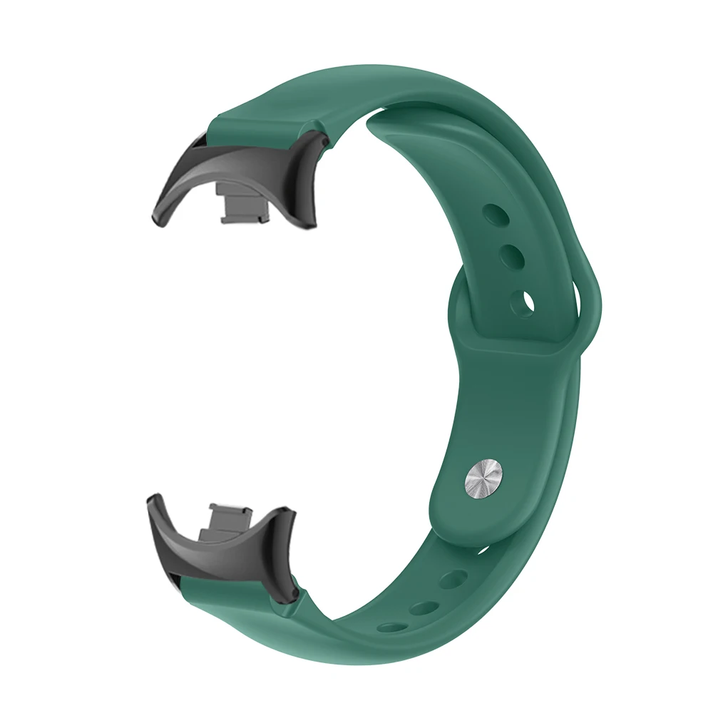 

Sweatproof Silicone Watch Strap For Xiaomi Band 8/8NFC/9/9NFC Reverse-buckle Quick Release Lightweight Watch Band Bracelet
