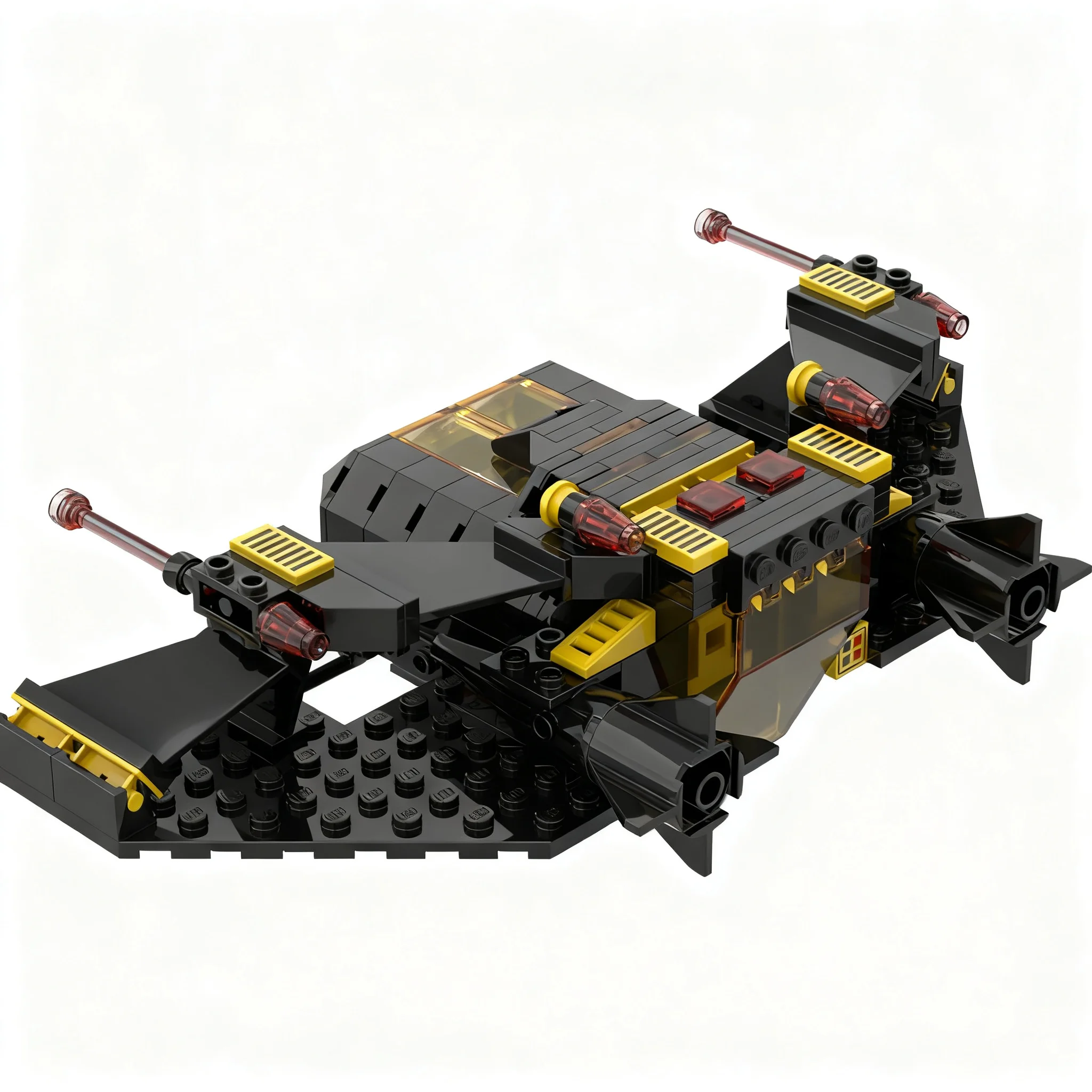208pcs MOC Space Blacktron I MOC-0065 Blacktron Judge Model Building Blocks Christmas Gift Architecture Toy Craft Collection