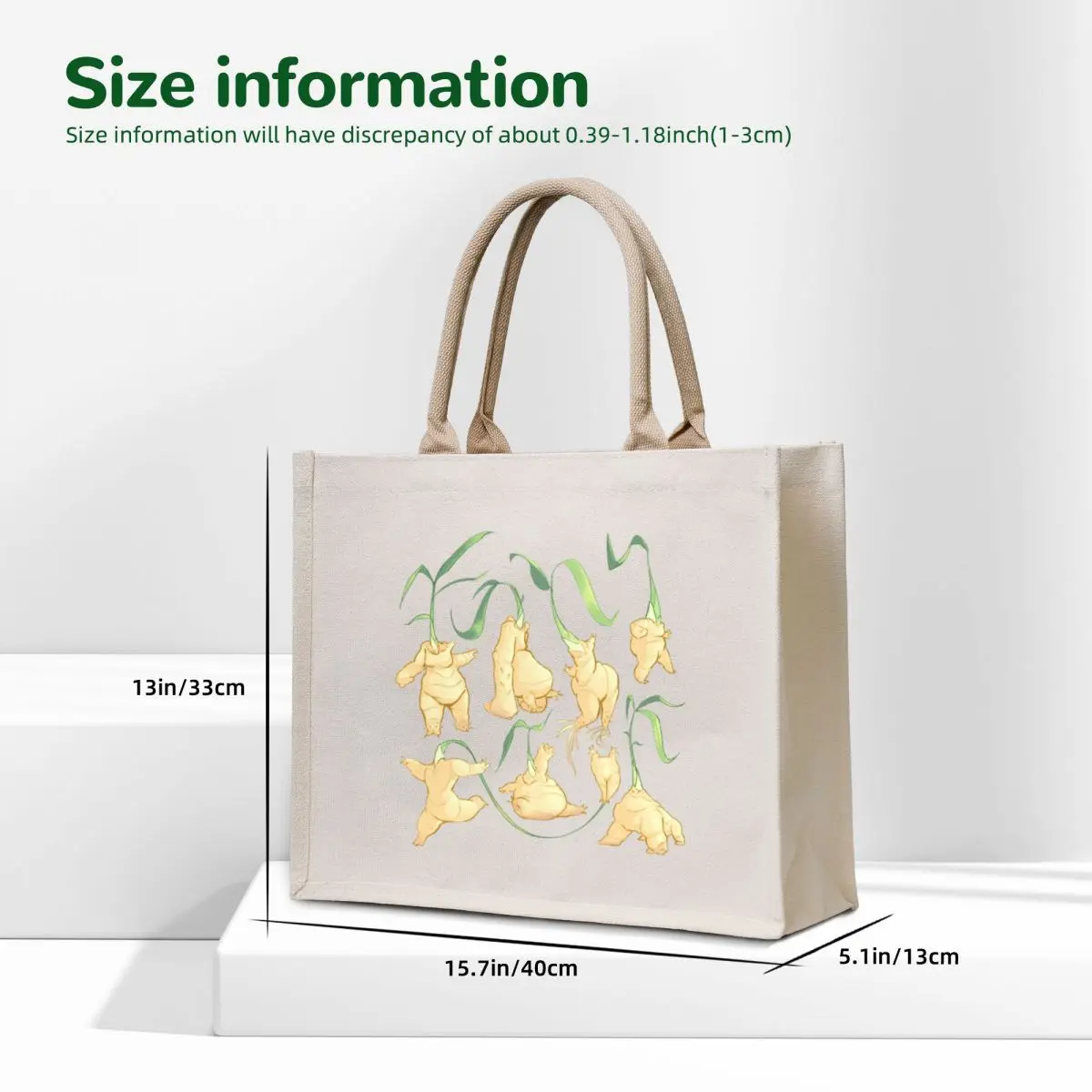 Ginger babies Tote Bag Cloth bag Custom bag tote Women's shopper