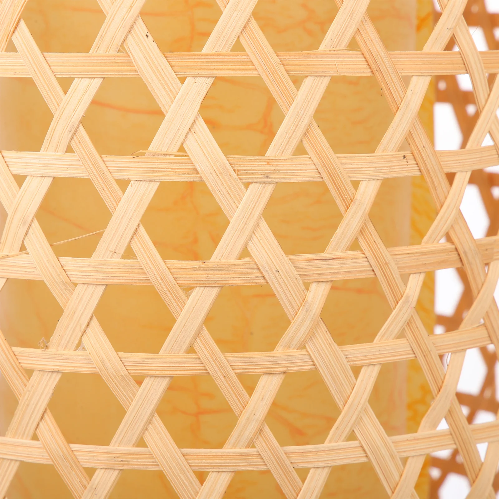 

Bamboo Lampshade Stable Structure Woven Lamp Cover Bamboo Lamp Shade Replacement for Hanging Ceiling Lamps Home Use