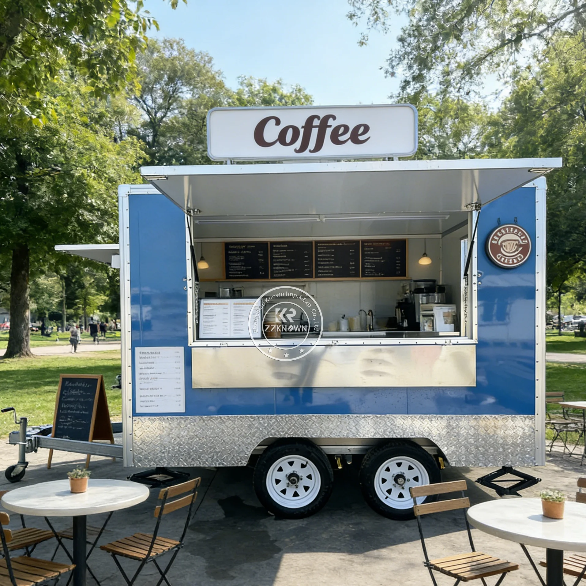 

Custom Street Food Truck Full Kitchen Pizza Burger Trailer Street Vending Truck Concession Mobile Food Trailer For Sale