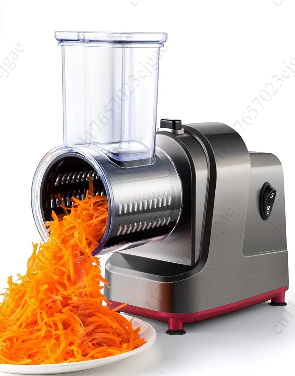 Five in one food processing machine: household and commercial vegetable slicer, potato slicer, and cheese grinder, 5 slices